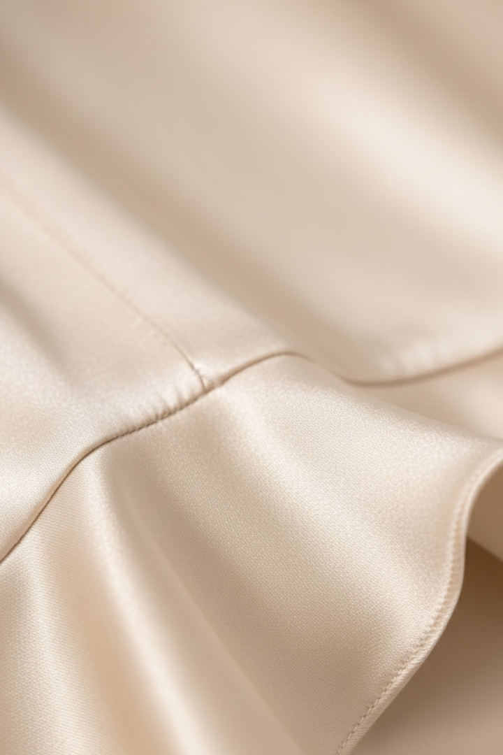 Women’s Satin Halter Wrap Evening Dress