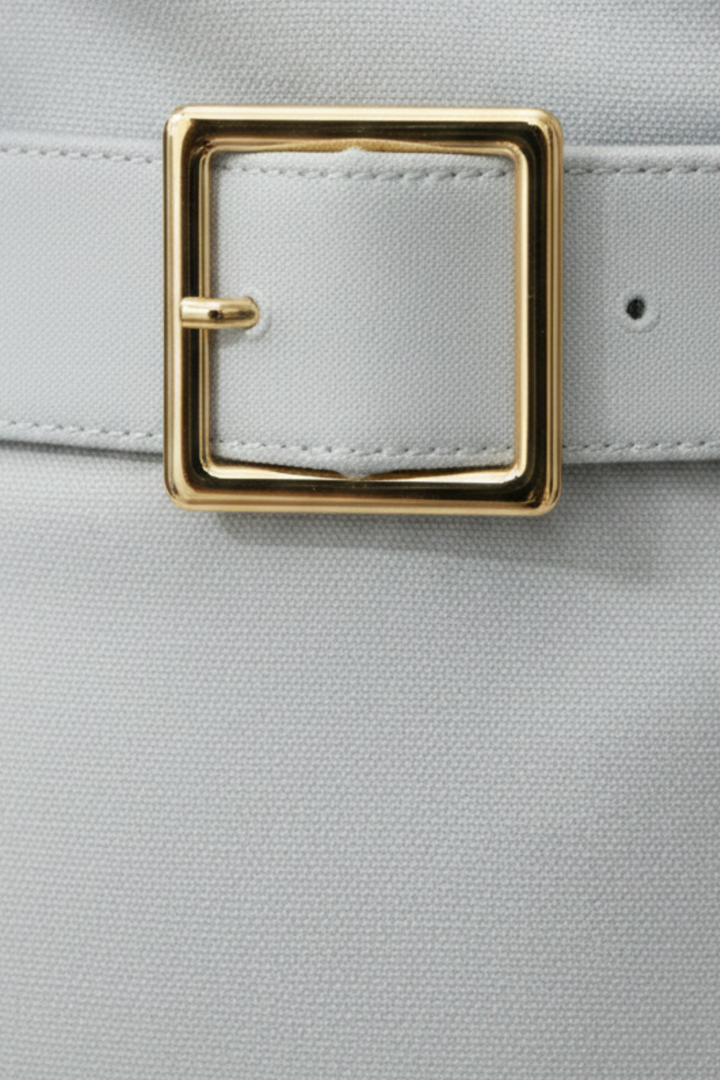 Women’s Crepe Belted Wrap Midi Dress