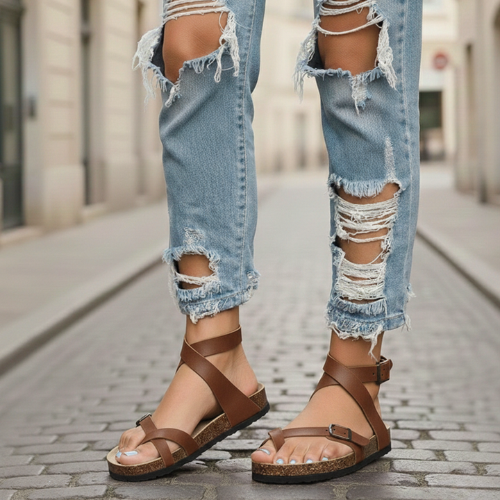 Sandals Women Summer Strappy Casual Comfort