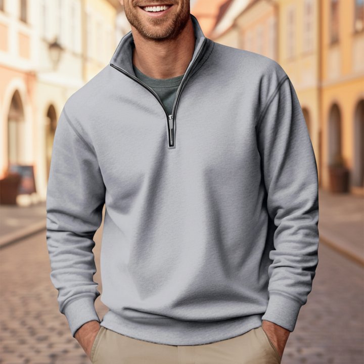 Men’s Half Zip Fleece Pullover Sweatshirt