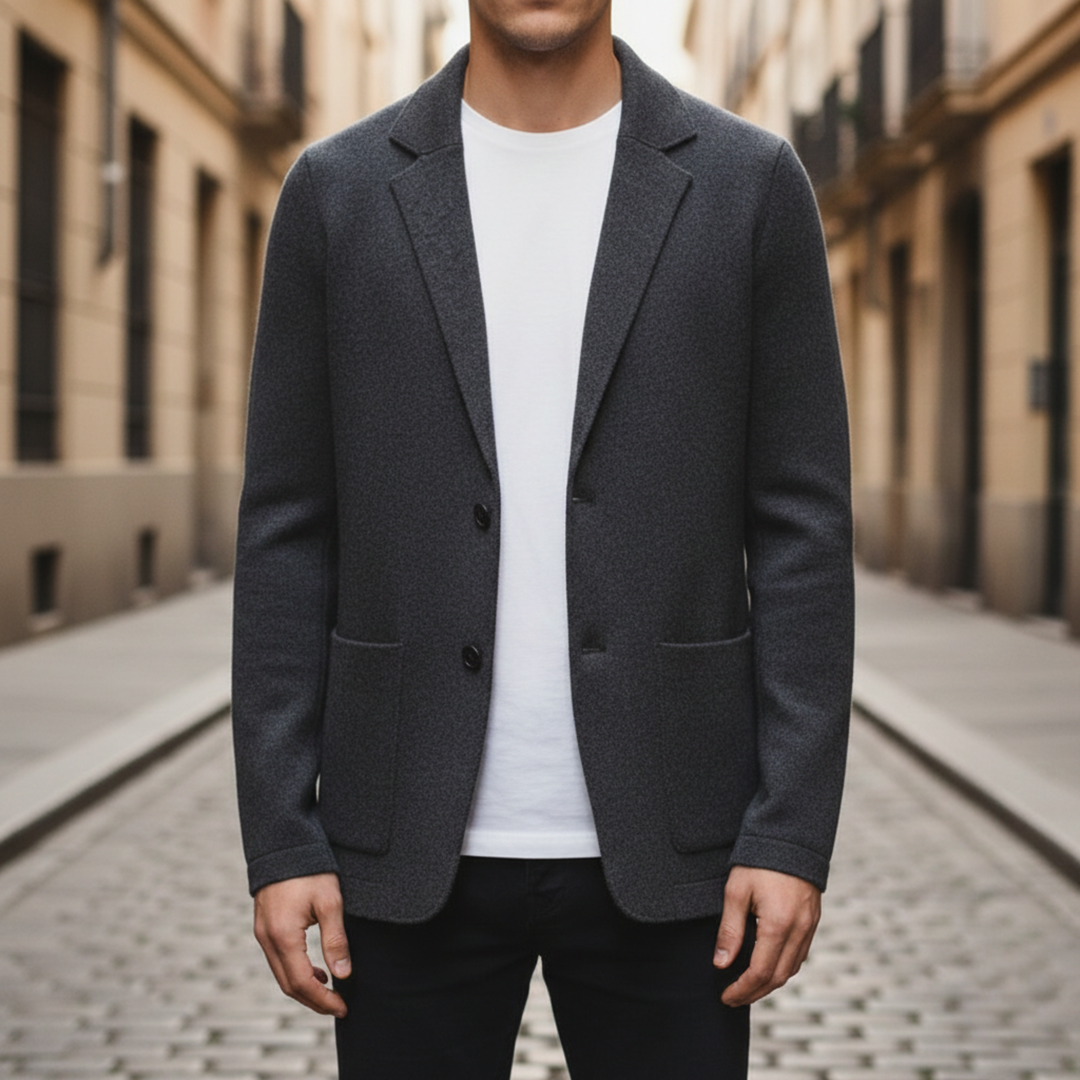 Cashmere cardigan knit button front mens