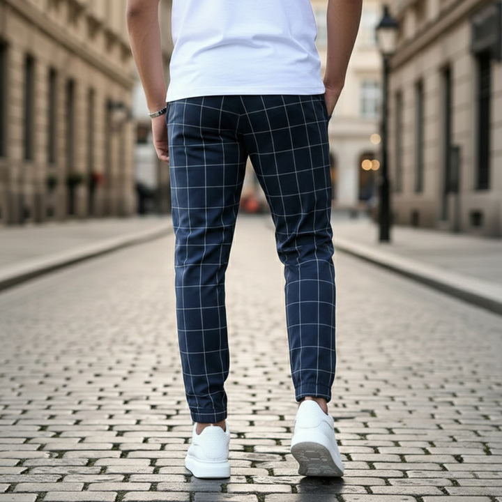 Men's Crossmark Checkered Jogger