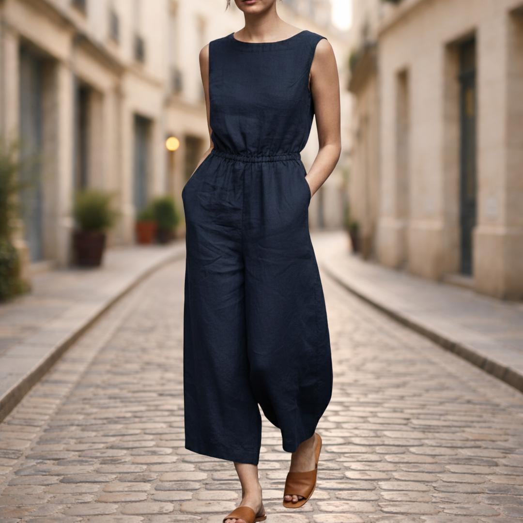 Women Wide Leg Long Jumpsuit Casual