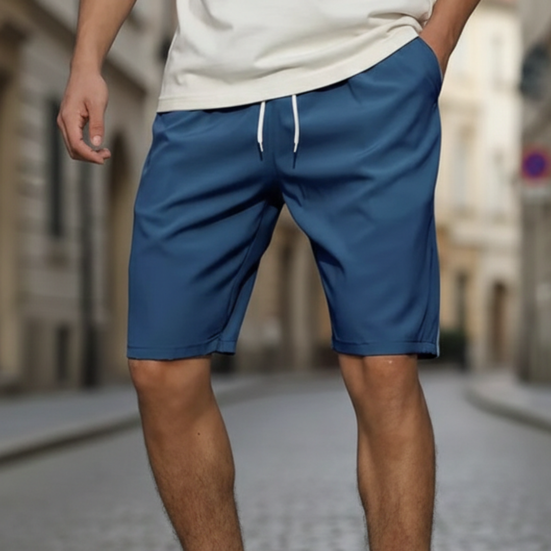Pantalones Cortos Informales con Cuerda para Hombres