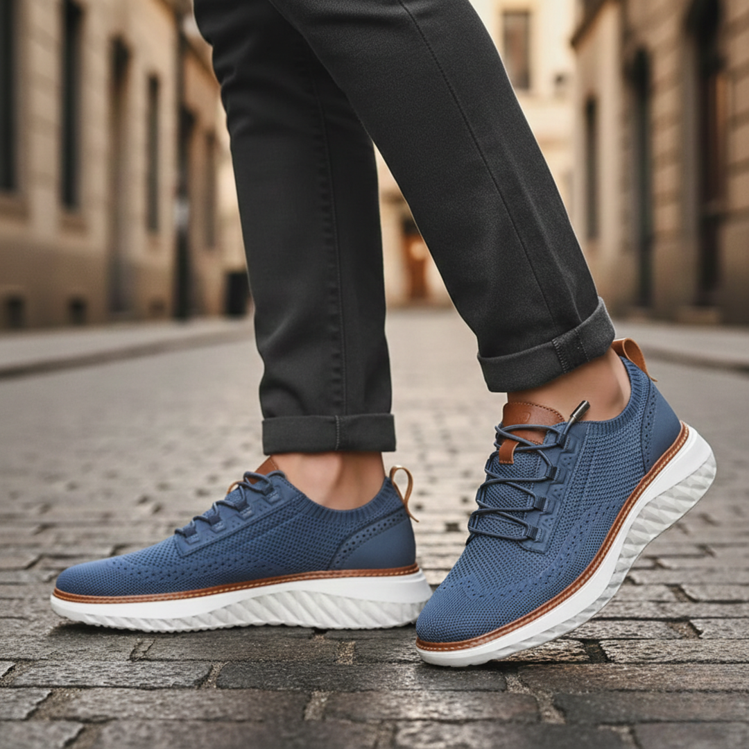 Sneakers Knit Lace up Breathable