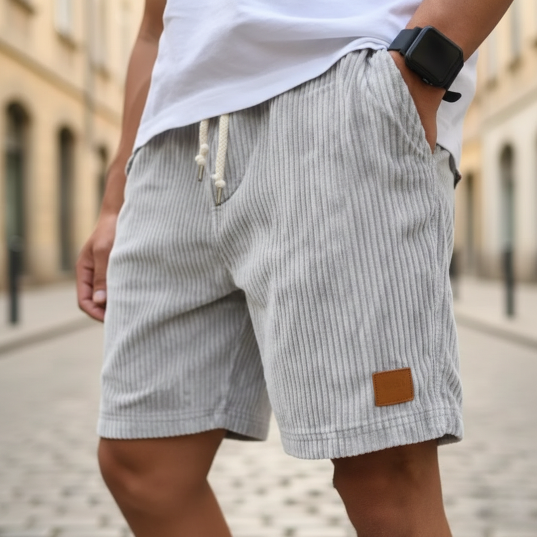 Men’s Corduroy Shorts Casual Loose Fit Streetwear