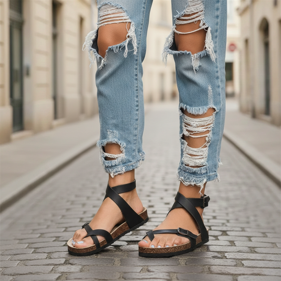 Sandals Women Summer Strappy Casual Comfort