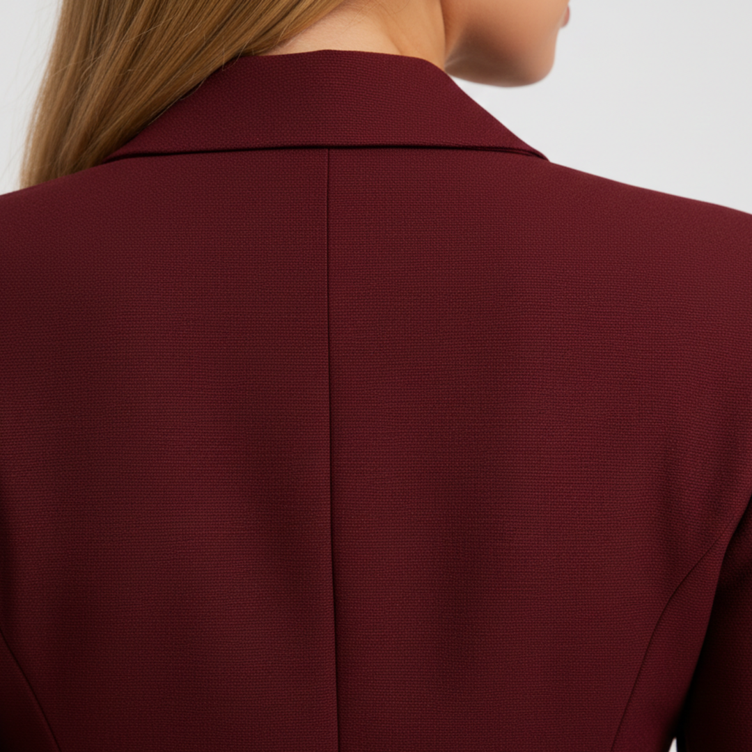 Mono de mujer con escote en V y pierna ancha ajustado