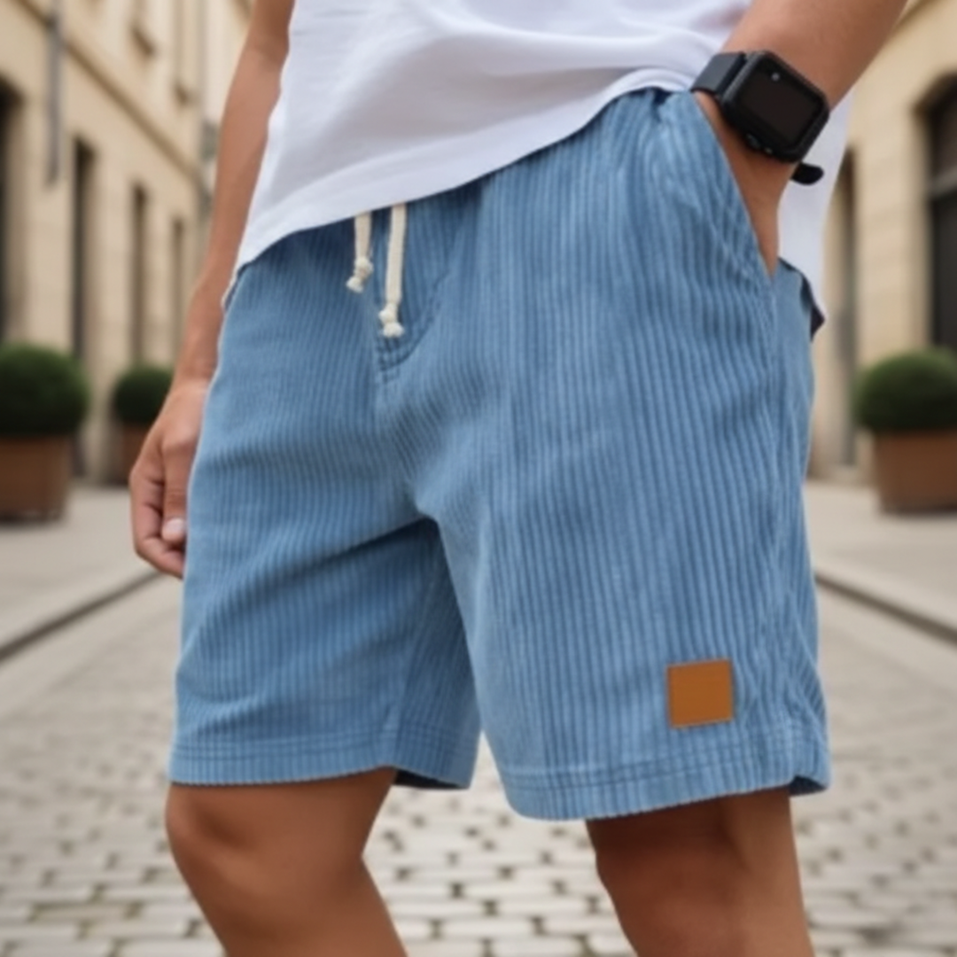 Men’s Corduroy Shorts Casual Loose Fit Streetwear