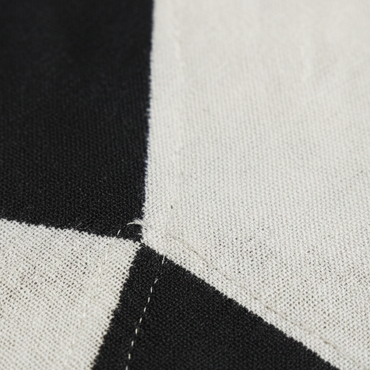 Women’s Maxi Shirt Dress Short Sleeve Geometric