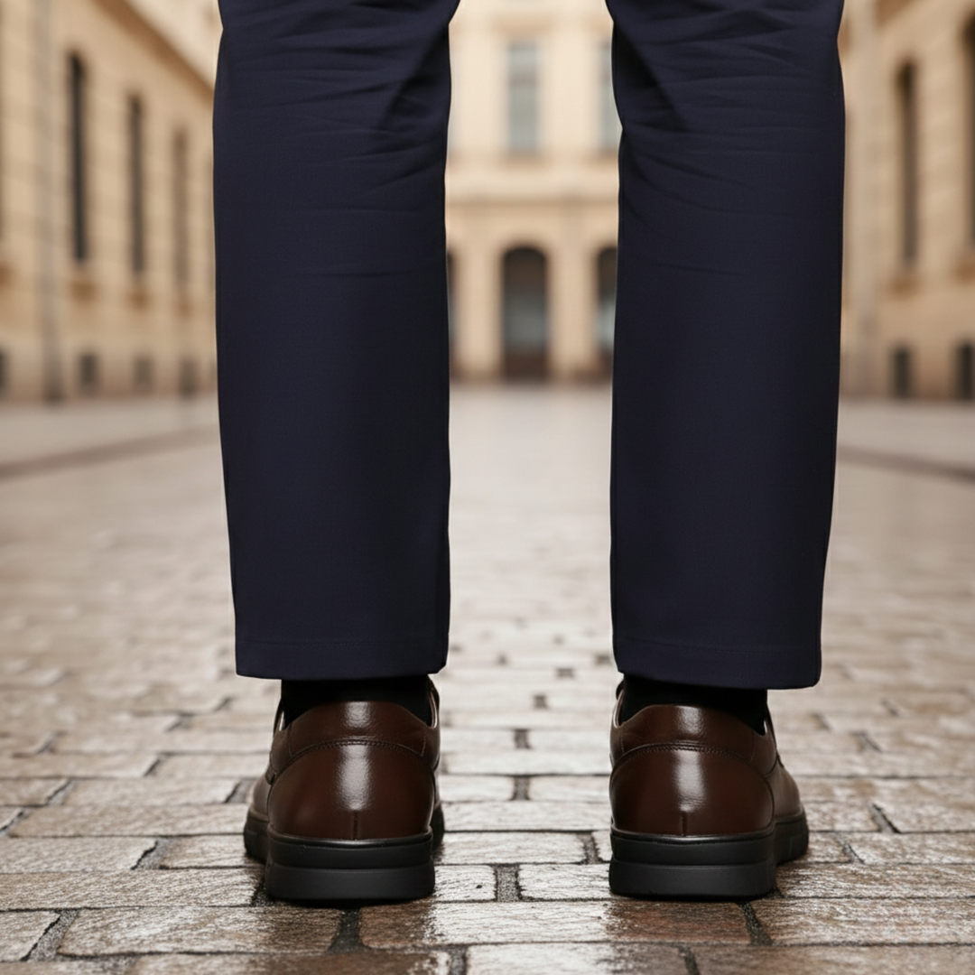 Chaussures orthopédiques à enfiler semelle amortissante homme