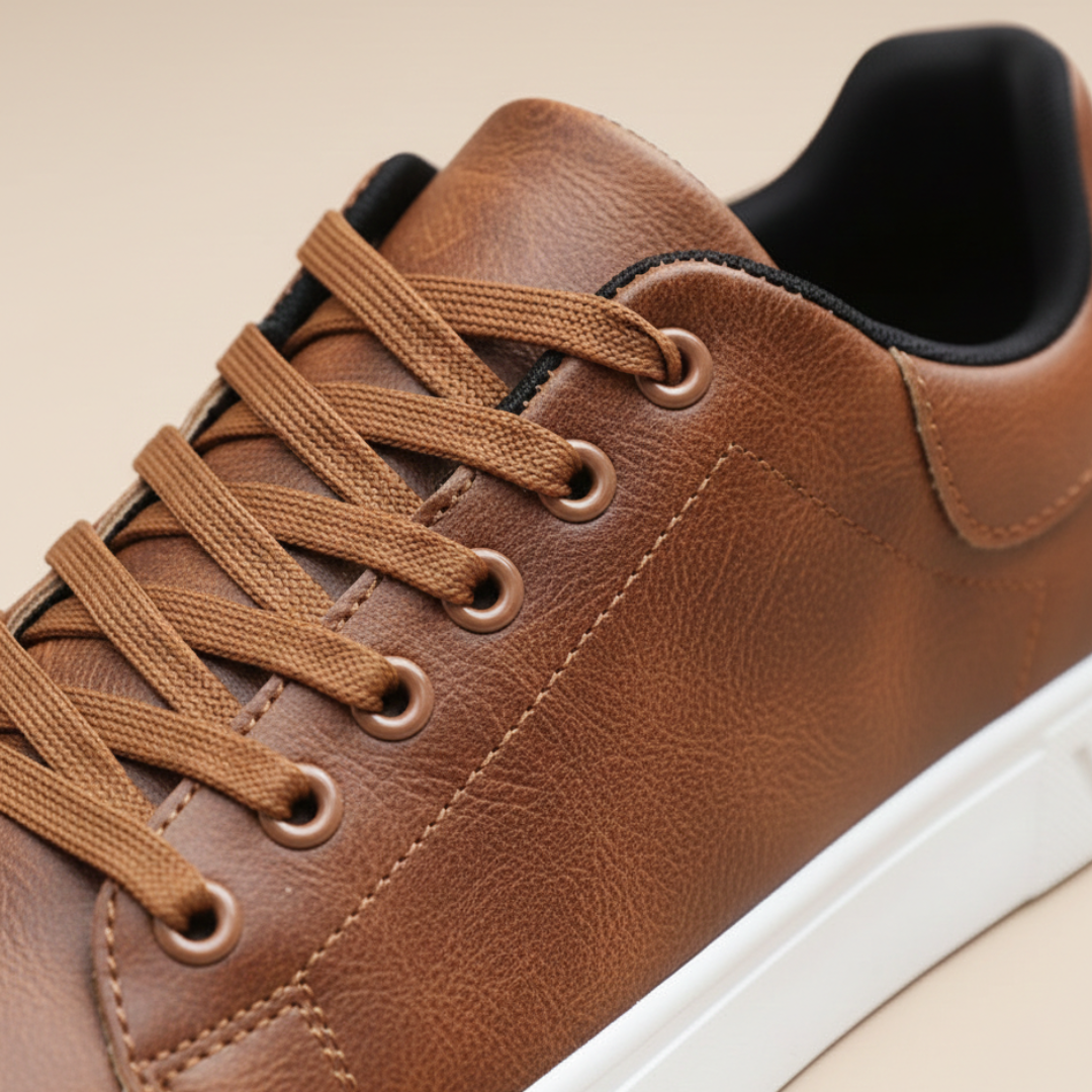 Baskets décontractées pour homme à lacets, modèle bas