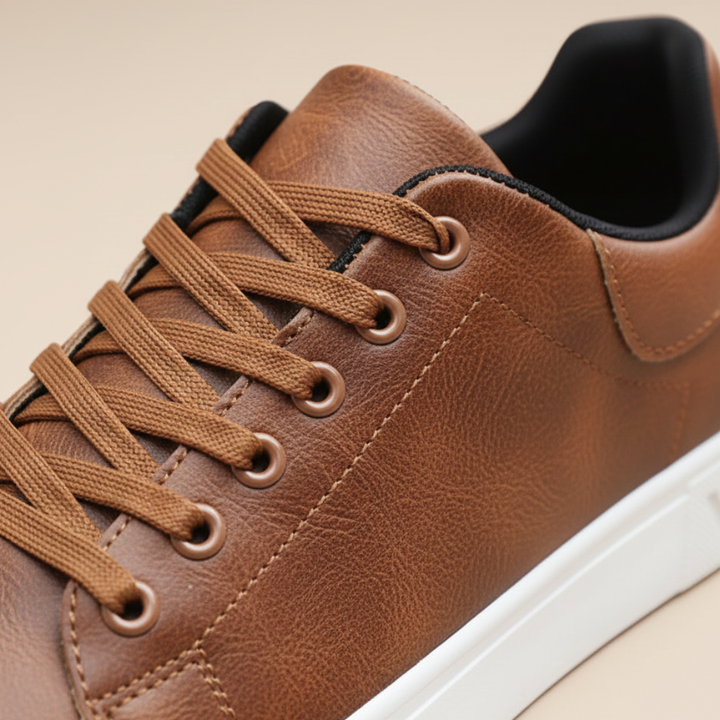 Baskets décontractées pour homme à lacets, modèle bas