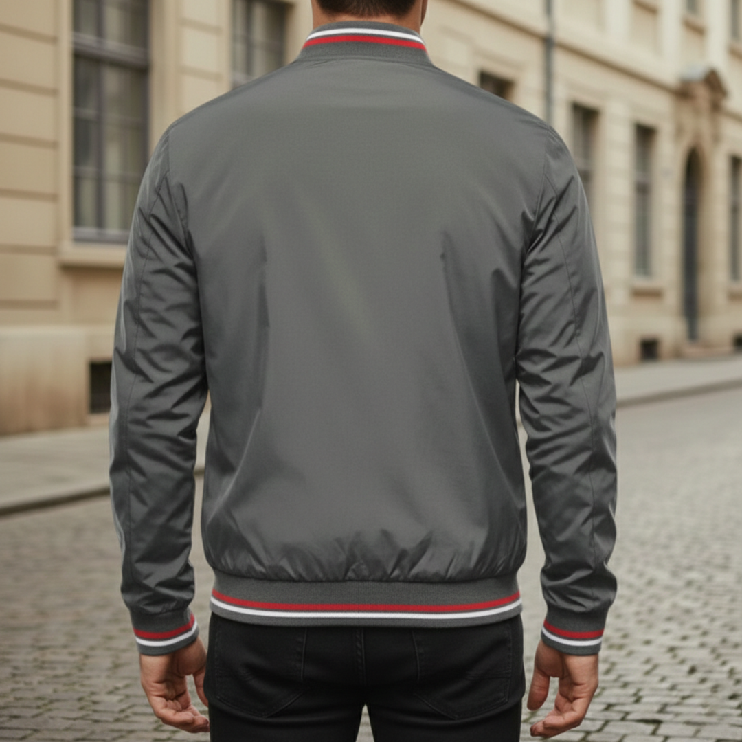 Bomber Jacket Zip Front Lightweight Men