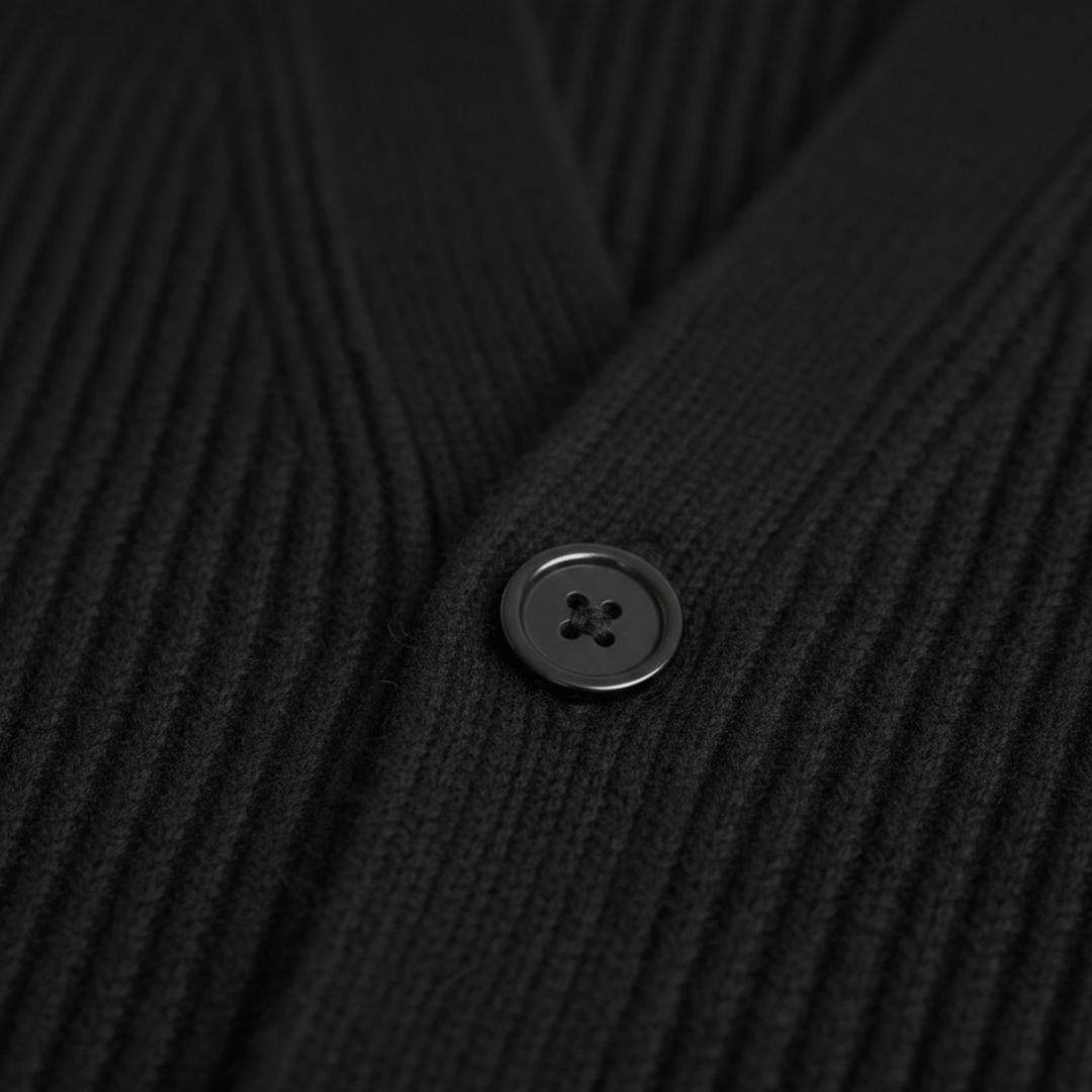 Cárdigan de Mujer Oversized con Botones en la Parte Frontal