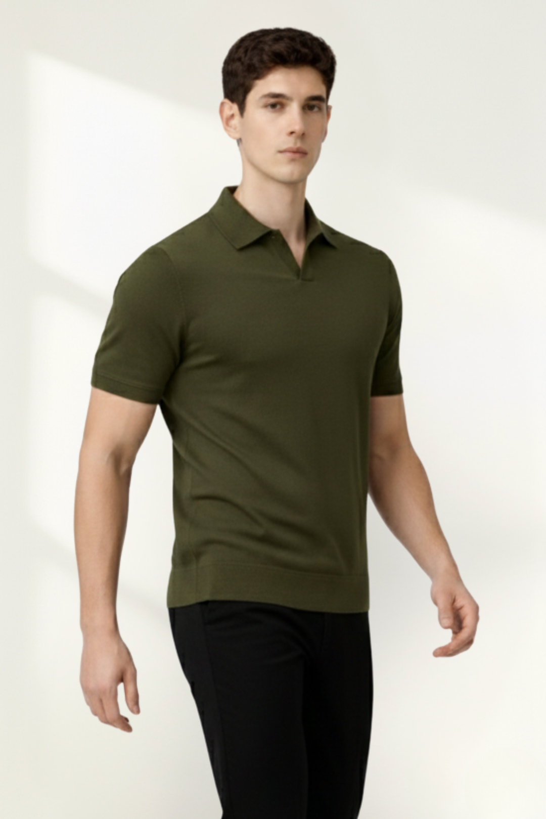 Men’s Knit Polo Shirt