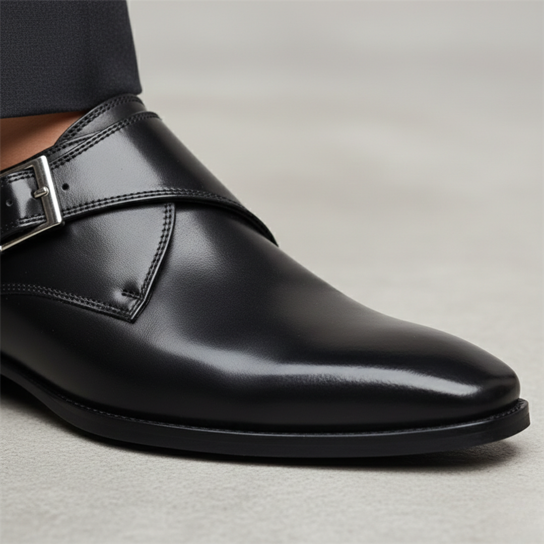 Chaussures habillées pour hommes à bride unique style classique formel