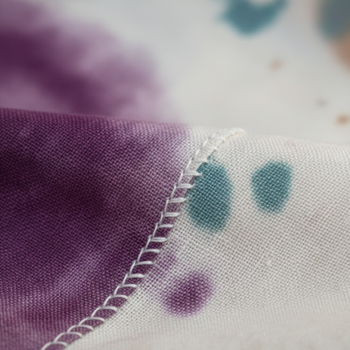 Midi Dress V Neck Long Sleeve Printed Women