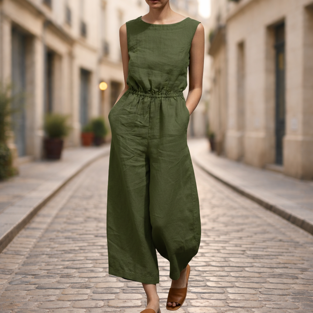 Women Wide Leg Long Jumpsuit Casual