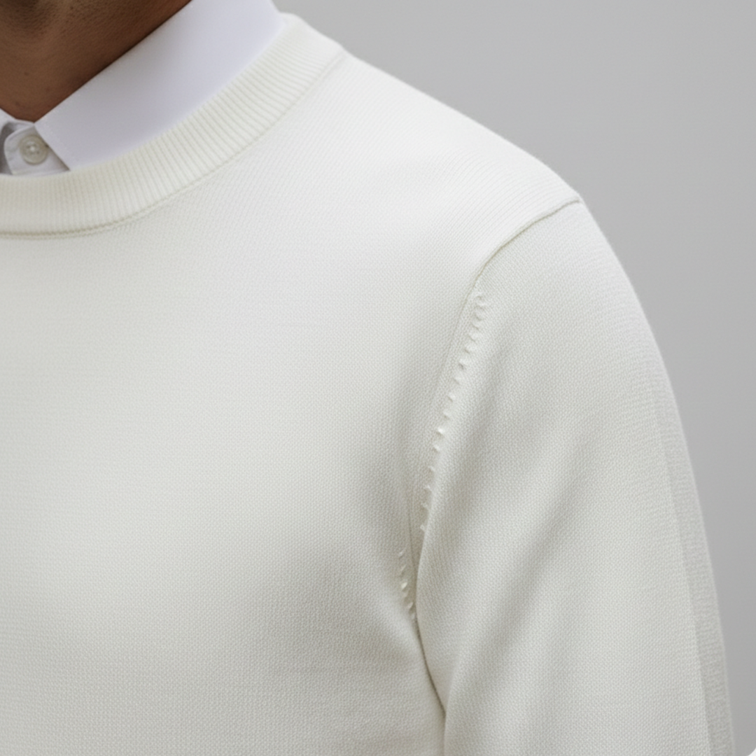 Knit Sweater Crew Neck Long Sleeve Men