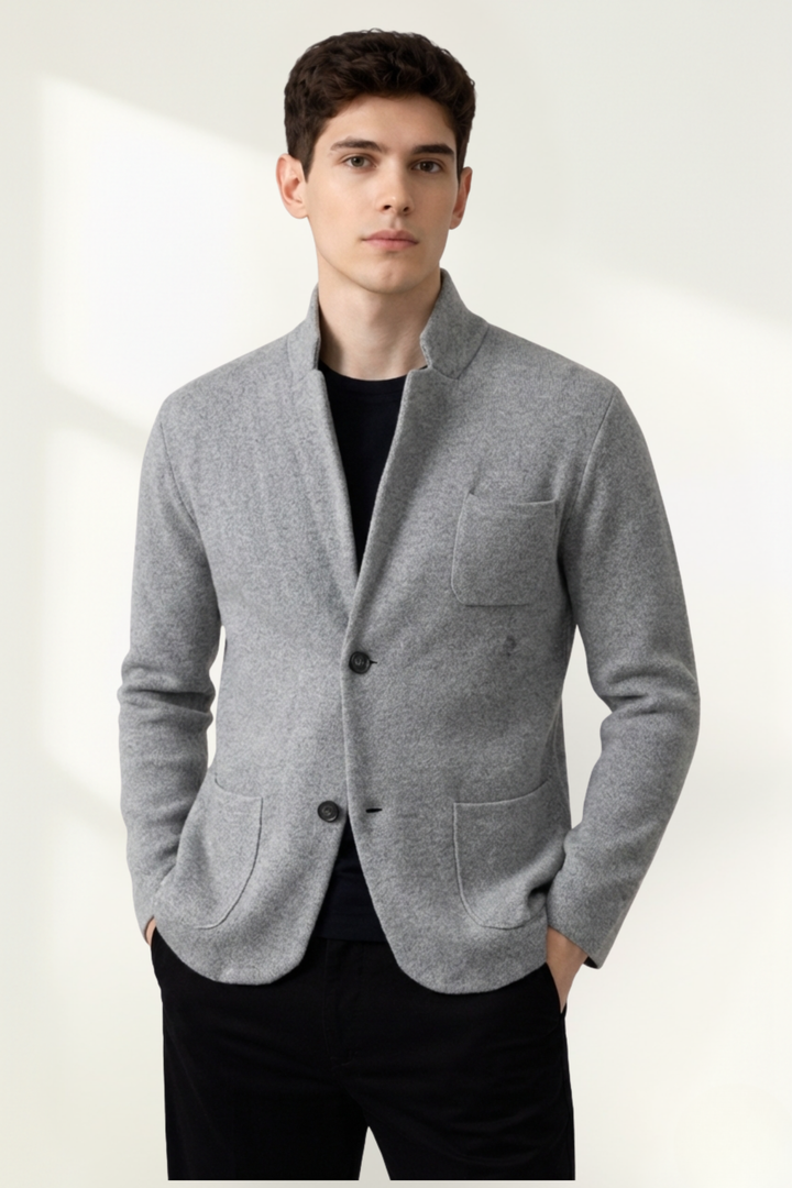 Men’s Button-Front Blazer Jacket