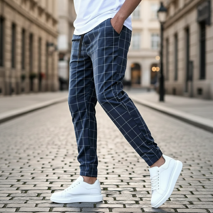 Men's Crossmark Checkered Jogger