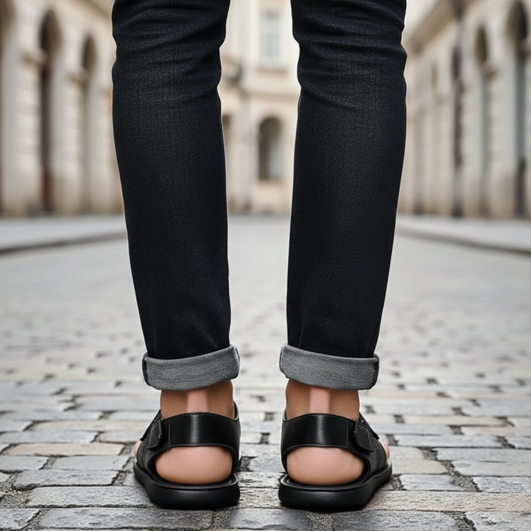 Summer Sandals Open Toe Slip On for Men