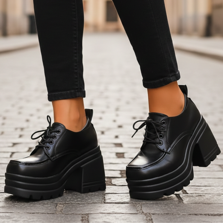 Zapatos Oxford de Plataforma Ortopédicos para Mujeres