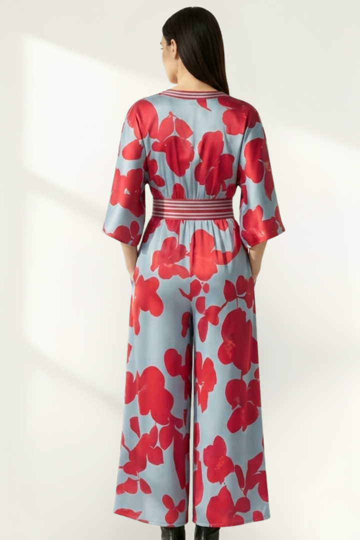 Robe longue fleurie pour femme