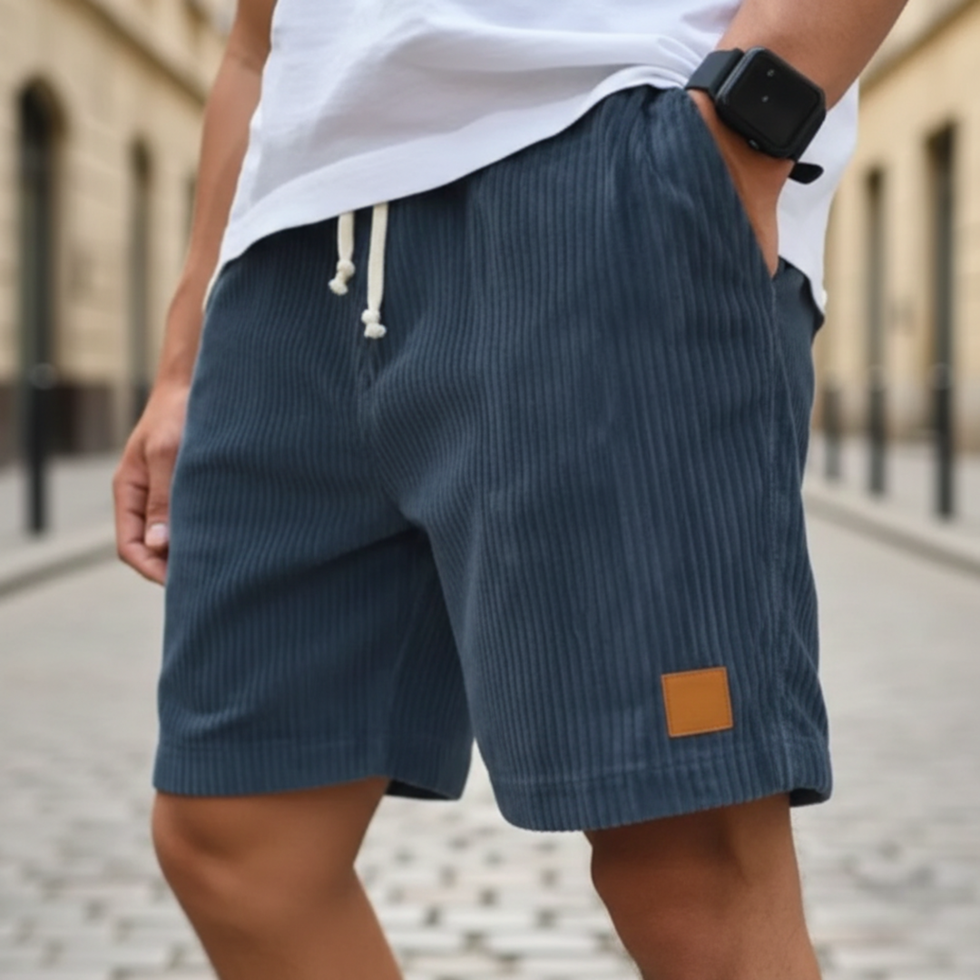 Men’s Corduroy Shorts Casual Loose Fit Streetwear