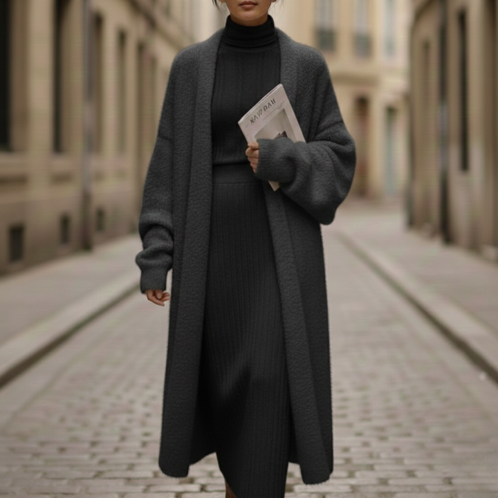 Cashmere Coat Longline Outerwear Women