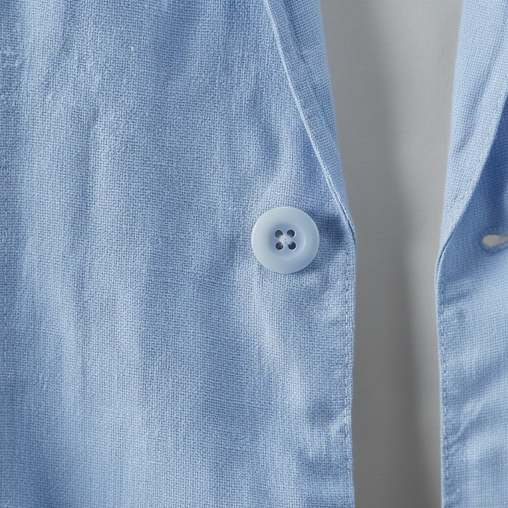 Linen Blazer Lightweight Single Breasted Men