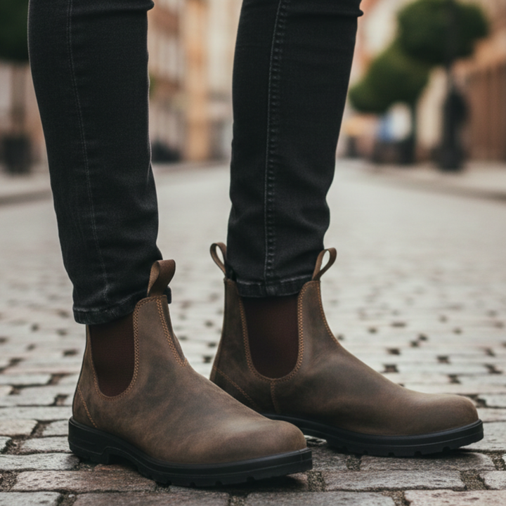 Botas ortopédicas unisex de tipo slip-on con suela resistente