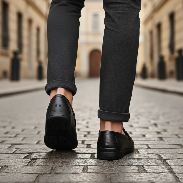 Loafers Leather Slip on Casual Men