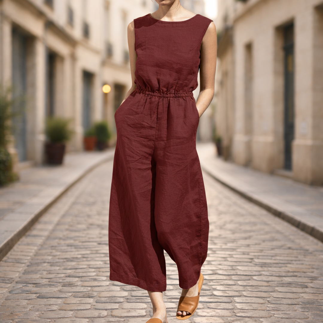 Women Wide Leg Long Jumpsuit Casual