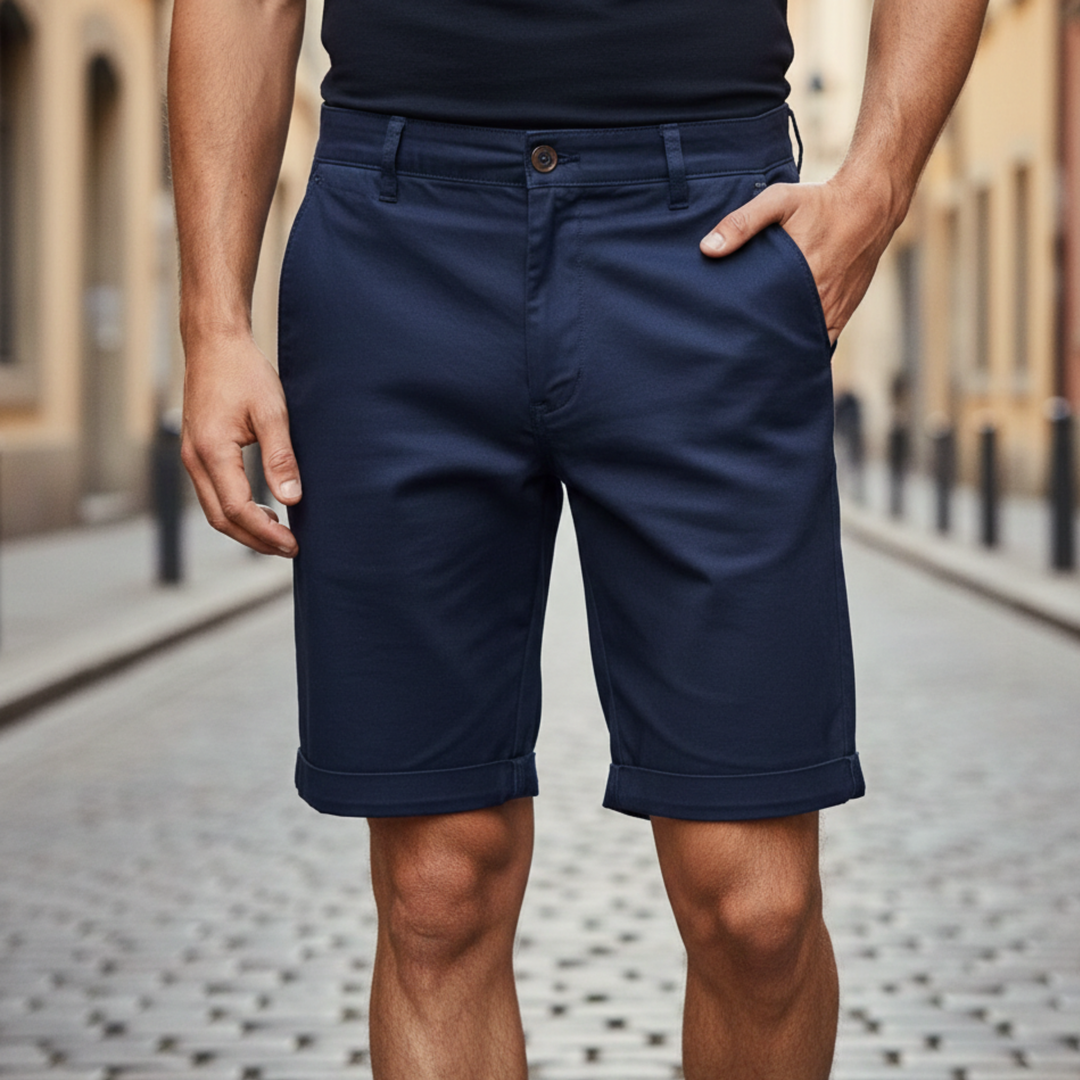 Pantalones Cortos de Cargo para Hombre Cintura Verano Casual
