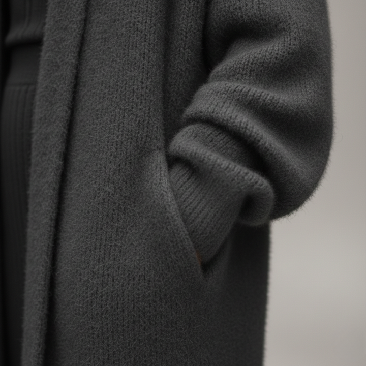 Cashmere Coat Longline Outerwear Women