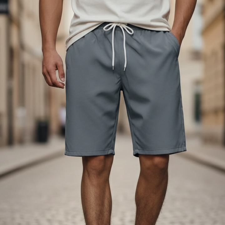 Pantalones Cortos Informales con Cuerda para Hombres