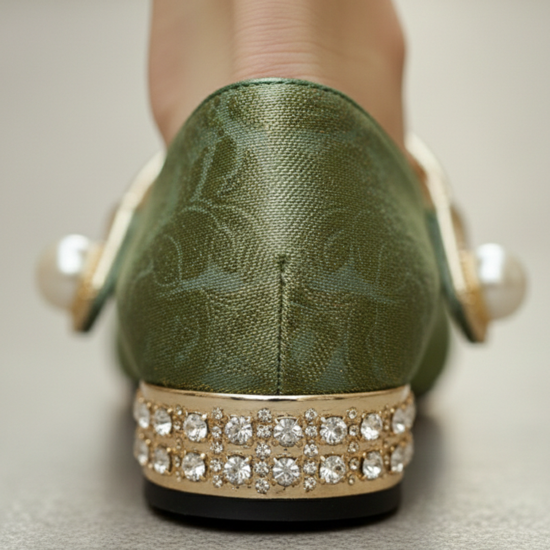 Zapatos de Tacón Bajo con Punta Cuadrada para Mujeres Adultas