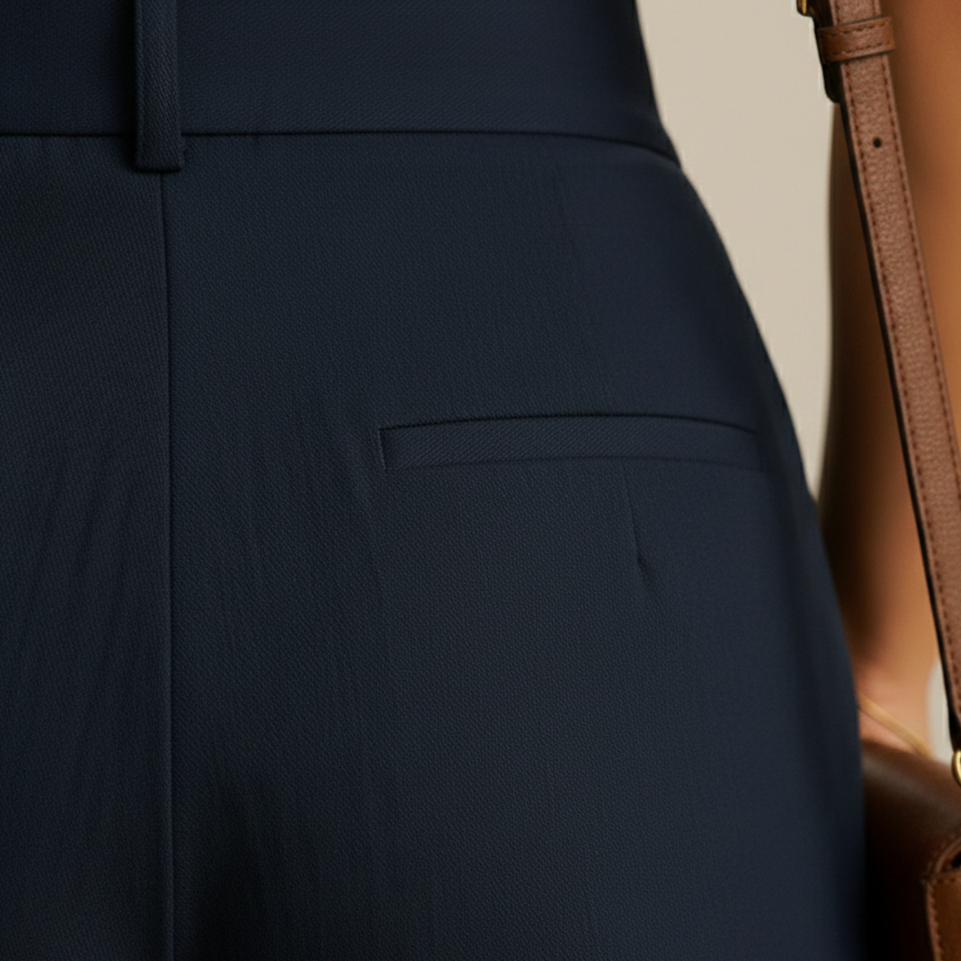 Pantalones Cortos Ajustados de Cintura Alta para Mujeres con Botones en la Parte Frontal