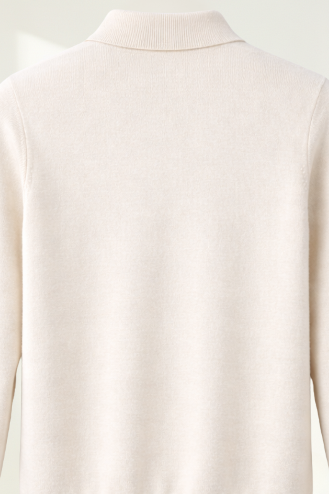 Suéter de polo de punto de manga larga para hombres