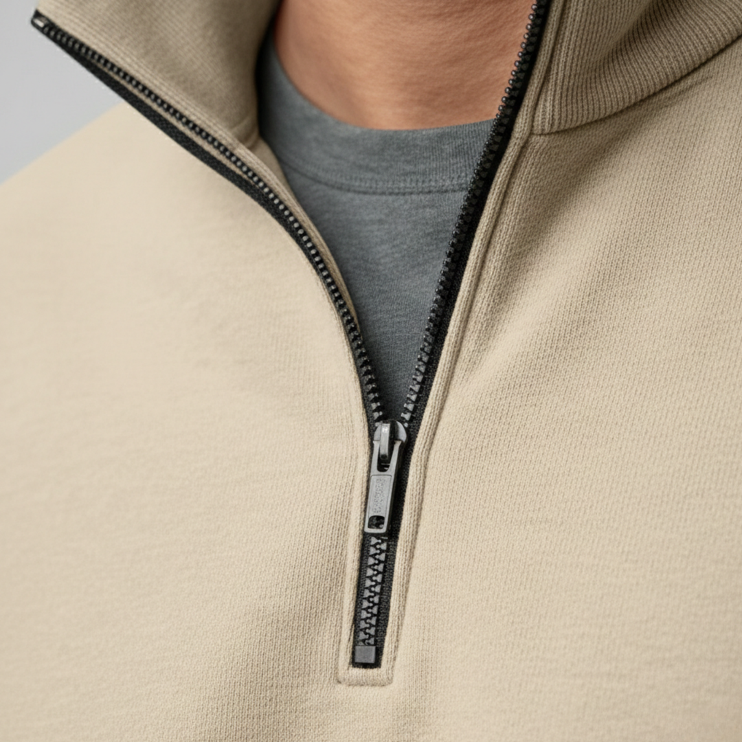 Men’s Half Zip Fleece Pullover Sweatshirt