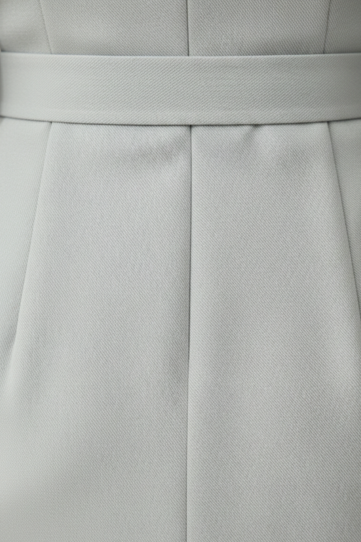 Women’s Crepe Belted Wrap Midi Dress