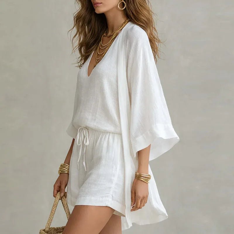 Blythe | Linen 3 Piece Co-ord Set Front
