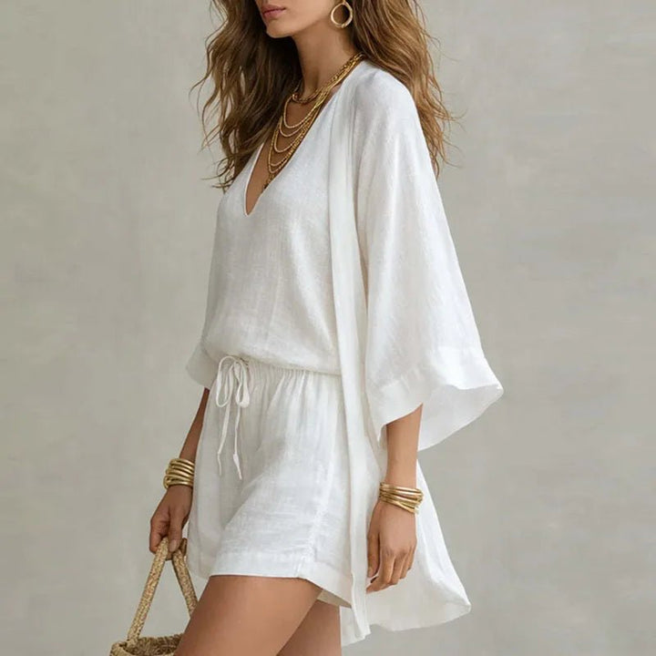 Blythe | Linen 3 Piece Co-ord Set Front