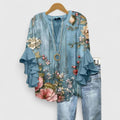 Bleu floral / S