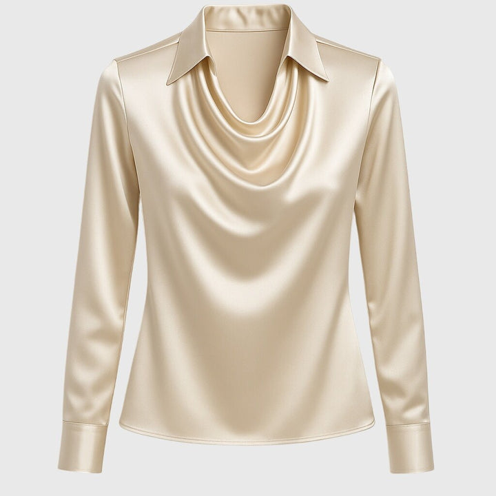 Sage | Cowl Neck Sophisticated Dress Alternate