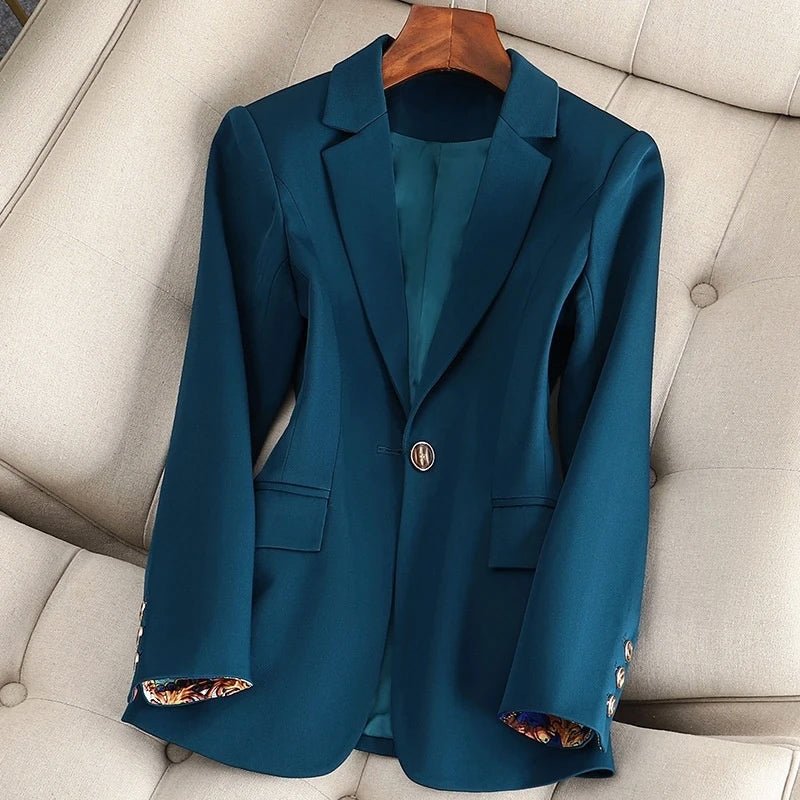 Valentina Rossi Refined Classic Blazer Front