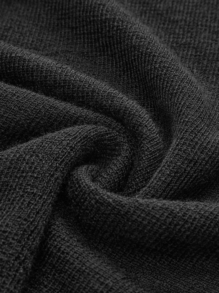 Wool-Blend Turtleneck Sheer Sweater View 18